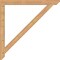 Ekena Millwork Traditional Slat Smooth Bracket, Western Red Cedar, 3 1/2"W x 46"D x 46"H BKT04X46X46TRA06SWR - alternate 4